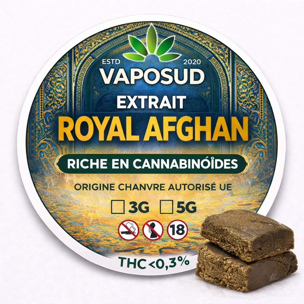 Royal Afghan – Résine CBD Premium